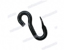 Black steel galvanized special S hook