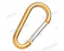 yellow aluminium snap hook egg type