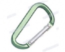 High quality aluminium snap hook D type with pin