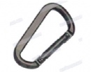 aluminium snap hook D type with pin