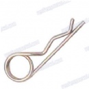 Made in china zinc plated hair pin with eyelet