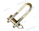 High quality stainless steel long plae shackle