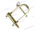 stainless steel plate dee shackle with cross bar