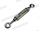 Steel self color turnbuckle DIN 1480 eye and eye