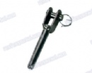 High purity stainless steel jaw swage terminal