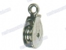  iron galvanized pulleys single wheel