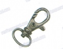 Steel zinc plated swiveling snap hook