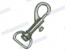 iron chrome plated swiveling snap hook