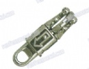 Steel zinc plated rigid round eye panic snap