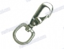 Alloy steel nickel plated swiveling round cap snap