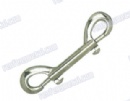 Steel galvanized double ended bolt snap