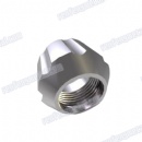 Carbon steel nickel white hex thread lock nuts