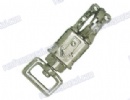 Steel galvanized swiveling strap eye panic snap