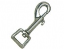 Steel zinc plated swiveling strap eye bolt snap