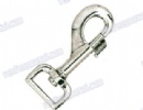 nickel plated swiveling strap eye bolt snap hook