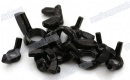 Hot sale Oxide black steel butterfly wing nut