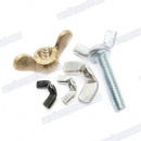 Hot selling brass dacroment butterfly wing nut