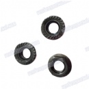 Alloy steel oxide black galvanized hex flange nut