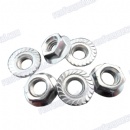 Alloy steel nickel white hex flange nut