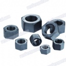 Gray carbon steel nickel plated hex anti theft nut